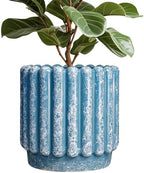 Ceramicfor Ceramic Planter, 12 Inch, Blue by Ceramicfor