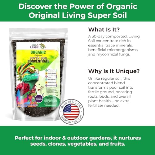 Organic Original Super Soil Concentrate with Mycorrhizae – Living Soil Boosts Roots & Buds for Seeds & Clones - Indoor & Outdoor Growing - Mix 1:4 with Topsoil Potting Soil (5 quarts) - Image 3