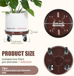 2 Pack 12 Inch Plant Caddy w/Wheels Heavy Duty, 320 lbs Capacity - Image 2