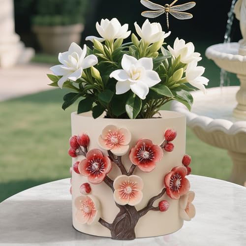 Unique Planters - 5inch 3D Petal Cute Plant Pots for Indoor Plants by UWONDERFUL