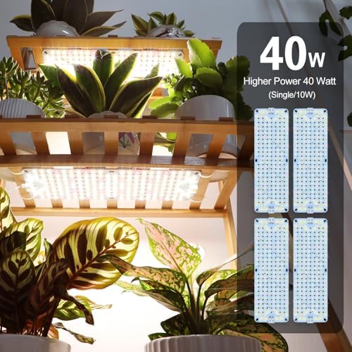 4Pack Flat Panel Grow Lights for Indoor Plants, Seed Starting - Image 5
