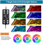 hygger Aquarium LED Light Fish Tank Full Spectrum Lighting with 24/7 Day-Night Cycle Mode & Auto On/Off Timer, Adjustable Brightness, 7 Colors Options, Extendable Bracket for 18~24inch - Image 3