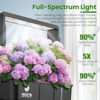 15 Pods Hydroponics Growing System Indoor Garden with LED Grow Light - Image 3