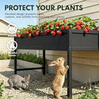 PASAMIC Raised Garden Bed with Legs, 48" HIPS Sturdy Elevated Planter Box - Image 4