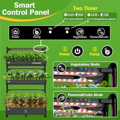 Growell 90 Pods Large Hydroponics Growing System Kit, Indoor Herb Garden - Image 4