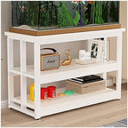 Side Table Fish Tank Stand, Terrarium Stand with Storage by Unknown