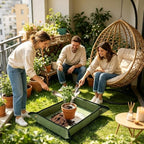 Indoor Plant Repotting Mat, Extra Large Dirt Control Tray, Portable Pad - Image 2