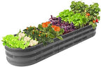 GADI 67-Inch Raised Garden Bed, Metal Planter Box for Vegetables and Flowers, Large Outdoor Gardening Kit, Easy DIY Assembly, Weather-Resistant & Rust-Proof by GADI