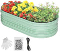 WORKPRO 4x2x1ft Galvanized Raised Garden Bed Set by WORKPRO