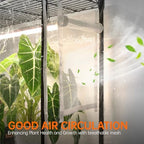 Bstrip 5-Tier Indoor Greenhouse with Grow Light, 35.4x13.8x71in - Image 3