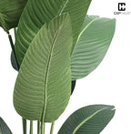 Fencer Wire Artificial Bird of Paradise Tree, Fake Plant in Pot with Dried Moss, Premium UV Resistant Lifelike Tropical Home Décor, 5 Feet, 60 Inch Faux Tree with 10 Trunks for Indoor/Outdoor Use - Image 4