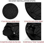 Plant Caddy with Wheels Heavy Duty,4 Pack of Plant Pallet Caddy,Round Potted Plant Stand Mover,Rollers Dolly Trolley Tray with Wheels (15.5" 4pcs Black) - Image 4