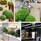 Decorative Faux Dried Moss Balls Dia 20in, Faux Grass Decor Fake Plant, Artificial Grass Plastic Flower Plant, Small Artificial Plants, Garden Spheres Decorative, Green Grass Plant Ball Spheres - Image 6