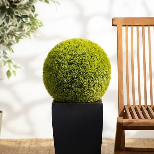 Deco 79 Faux Foliage Artificial Foliage Ball, 15" x 15" x 15", Green - Image 3
