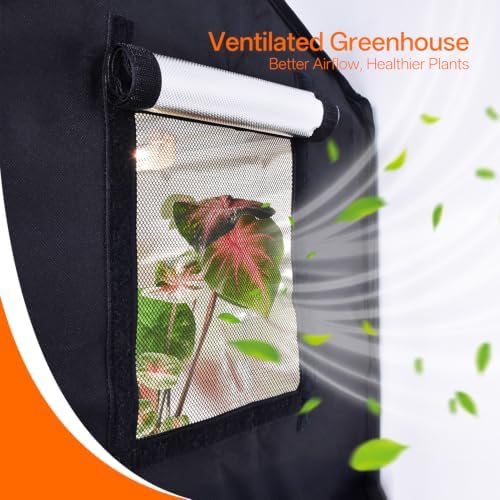 Bstrip Small Greenhouse, GM3 Indoor Greenhouse with Grow Light, Auto Timer - Image 3