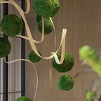 Green Artificial Moss Balls, Handmade Sphere Moss Hanging Balls for DIY Wedding Party Home Hotel Decoratio, Hangin Plants Landscape Landscaping Ball (Color : Diameter: 15cm/5.9in, Size : 10pcs) - Image 5