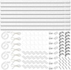 Barrina T5 Grow Light, 5000K White Full Spectrum LED Grow Light 2ft, 8 Pack by Barrina