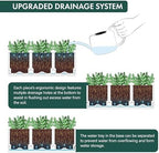 D'vine Dev 2-Pack Plastic Herb Garden Planter Set, White, 76-V-A-2 - Image 6