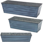 Achla Designs C-20NB Window Box, Medium, Nantucket Blue - Image 4