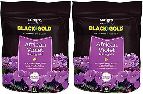 SunGro Horticulture Soil and Soil Amendments - African Violet Potting Mix - 2 Pack - Peat Moss Blend by SunGro%C2%AEHorticulture