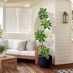 GarveeHome Fiddle Leaf Fig Tree Artificial Indoor with Sphere Planter - Image 6