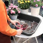 Potting Tray for Plants, Multipurpose Gardening Mat for Soil Mixing and Repotting, Waterproof Dirt Catcher Tray Indoor Outdoor Use, Easy Clean Garden Tool - Image 3