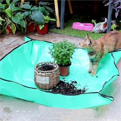 Repotting Mat 1pcs Planting Mat Gardening Potting Pad Foldable Garden Plant Flower Pot Transplanting Waterproof Mats 50cm-100cm - Image 4