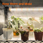 Bstrip Indoor Greenhouse with Grow Light Oxford Cover, 35.4x13.8x59in - Image 5