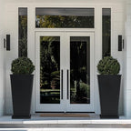 LA JOLIE MUSE Tall Outdoor Large Rectangular Planters Set of 2, 30 Inch - Image 2