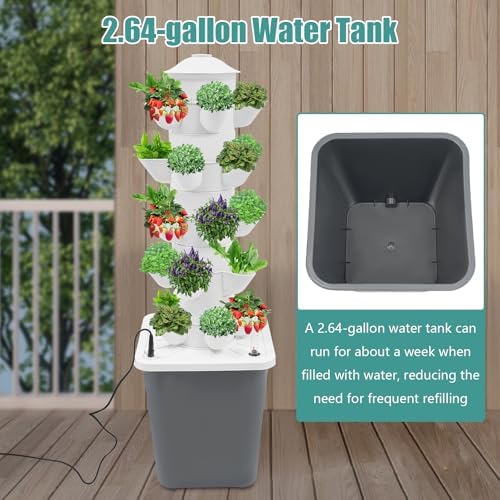 25-Plant Vertical Tower Garden System - Indoor Hydroponic Growing Kit - Image 3