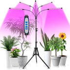 Garpsen Grow Light, 5 Head Plant Light with Tripod, 15-63"Height Adjustable by Garpsen
