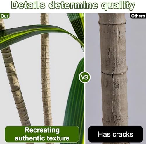 Tall Fake Tree Artificial Trees Plant with White Planter Pot Indoor Outdoor Potted Silk Plants Large Faux Trees loor Floor for Home Living Room Office Outside Patio para decoracion Housewarming Gift - Image 7