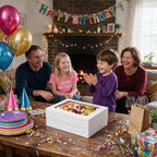 20 Pack 14x10x6 Inches Quarter Sheet Cake Boxes with 20 Cake Boards - Image 5