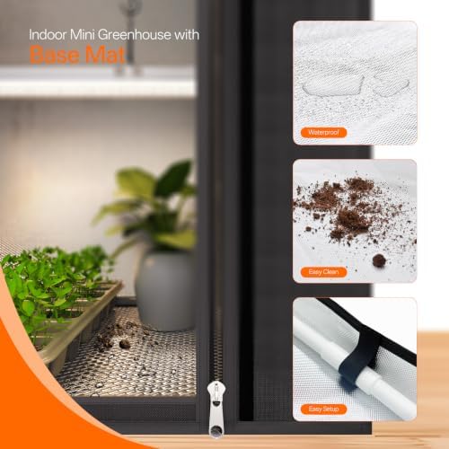 Bstrip Small Greenhouse, GM3 Indoor Greenhouse with Grow Light, Auto Timer - Image 4