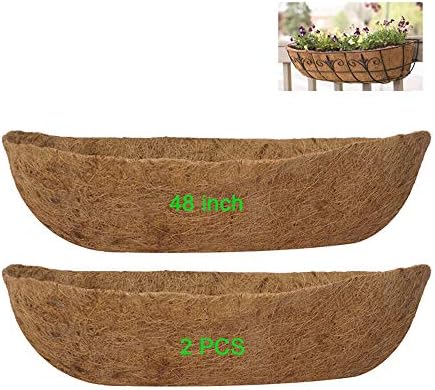 2PCS 48 Inch Coco Liner Window Deck Trough by Frillybutts