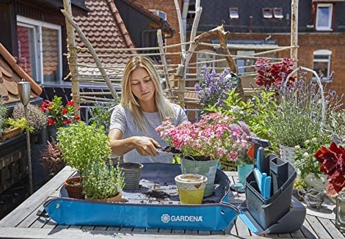 Gardena 00505-20 City Gardening Planting Mat S: Working mat for Planting Work/repotting, Water-Repellent Textile Fabric, 80 x 80 cm (505-20). - Image 6