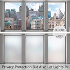 HIDBEA Frosted Glass Window Privacy Film,Static Cling 55.1 in x 16.4 ft - Image 3