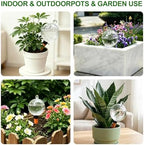 26oz Extra Large Plant Watering Globes, Self Watering Bulbs and Water Globes for Indoor Outdoor Potted Plants, Vacation Watering While Away 4-Pack - Image 5