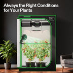 VIVOSUN 2x4 Smart PRO Grow Tent Kit with 2-in-1 Tunable 200W Spectrum LED - Image 3