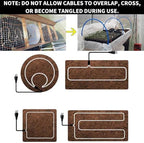 Soil Heating Cable with Thermostat Temperature Controller Electric Soil Warming Cable Plant Soil Heater Cable for Garden, Cold Frame,Seed Starting, Plant Germination, Greenhouse (100FT) - Image 5