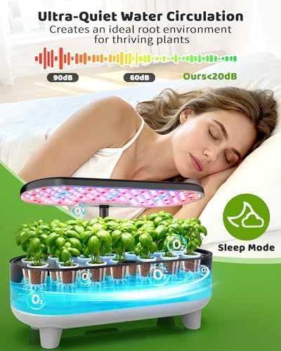 Growell 16 Pods Hydroponics Growing System Kit with 3 Light Modes & 2 Timer - Image 5