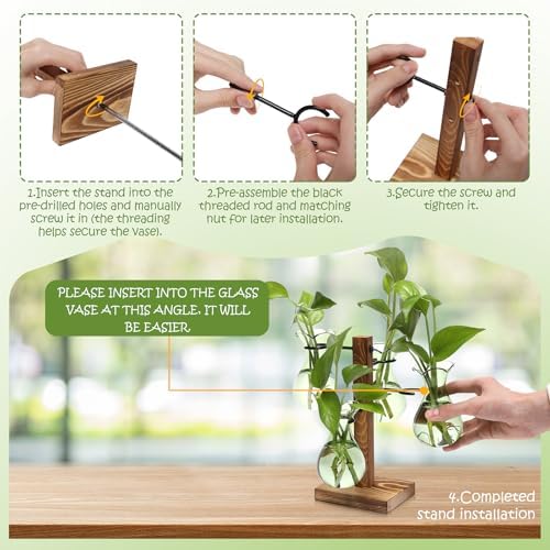 Plants Propagation Stations Bulb Glass Propagation Birthday Gift for Women - Image 2
