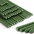 AGTEK 57.6" Garden Stakes, 50PCS Plastic Coated Plant Stakes, 4.8ft Plant Support for Climbing Plants by AGTEK