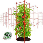 6-Pack 46inch Metal Tomato Cage for Garden Plant Support by ThealynGardens