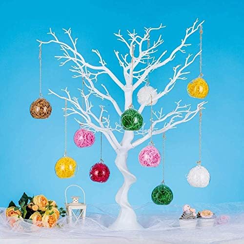 Sziqiqi Hanging Glass Globes Orbs Tea Light Candle Holders with Flameless LED Tealight for Wedding Ornaments, Wedding Birthday Christmas Party Centerpiece Accessory 2.36inch 20pcs +4 Extra - Image 6