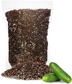 GARDENERA Premium Organic Potting Soil for Cucumbers - (4 Quart Bag) by Gardenera