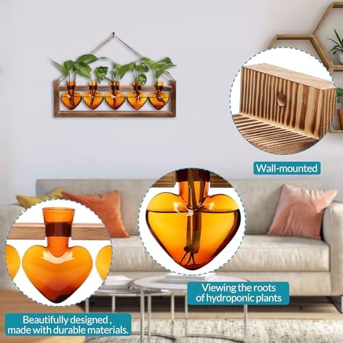 Plant Terrarium Hanging Propagation Stations Gift for Women - Image 4