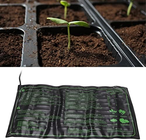 2Pcs Waterproof Seedling Heat Mat, 19.7 X 10in Plant Seed Germination Growth Constant Temperature Pad, Warm Hydroponic Heating Pad for Indoor Home Gardening, Greenhouse(110V-US) - Image 6