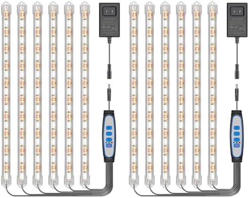 Kullsinss 16in Grow Light Strips for Indoor Plants, 6000K 24W Full Spectrum by HOME
