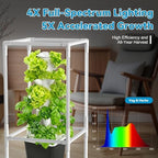 JESLED 6 Tiers Hydroponics Growing System Kits with LED Grow Lights,Tent - Image 2